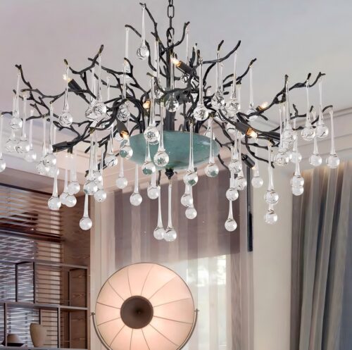 Living Room Branch Shaped Crystal Chandelier