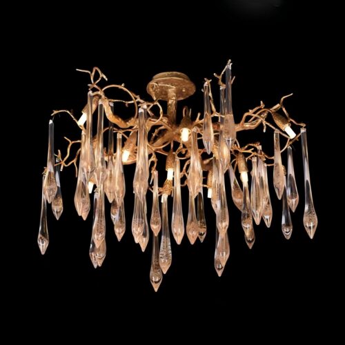 Luxury Modern Aluminum Branch Chandelier