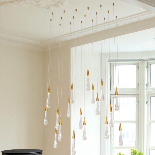 Luxury Waterdrop Branch Chandelier - Image 4