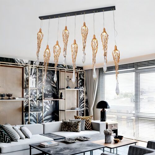 Luxury Waterdrop Branch Chandelier - Image 2