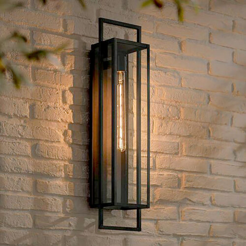 Rustic Outdoor Wall Lantern Light